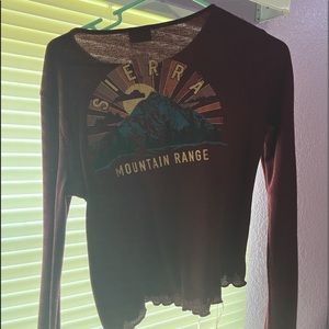 graphic long sleeve tee